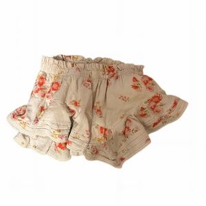 Aerie Women’s Floral Ruffle Mini Skirt